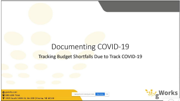 General Ledger: Tracking Budget Shortfalls Due to COVID-19